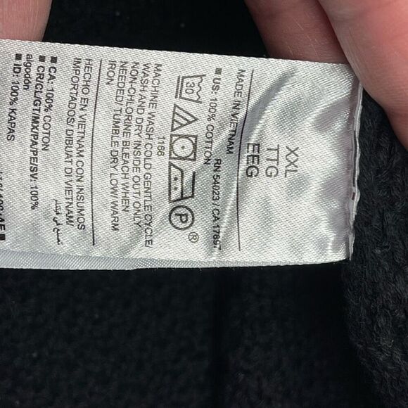 black waffle weave plus size sweater size xxl nwot - Picture 5 of 5